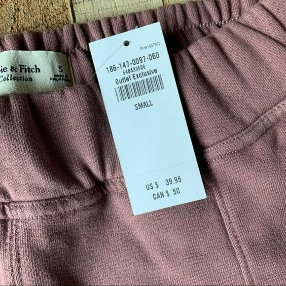 Abercrombie and Fitch mauve pink soft jogger sweat pants - S - Picture 3 of 9